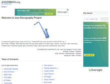 Tablet Screenshot of jazzdisco.org